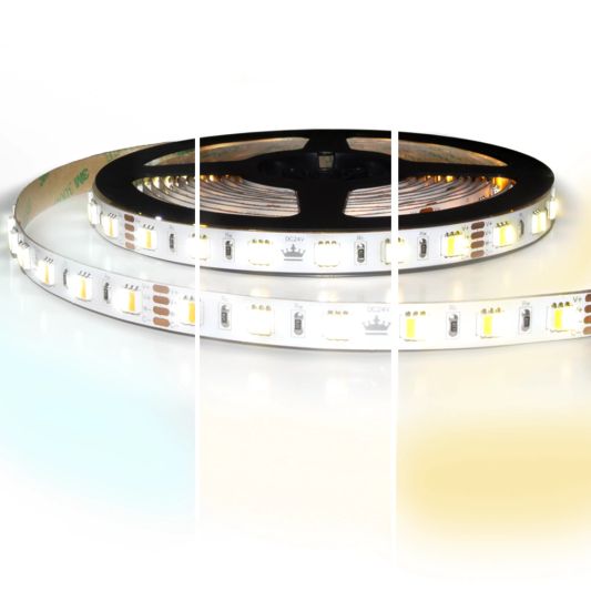 Dual White premium led strip per meter inclusief controller en voeding 11-20m