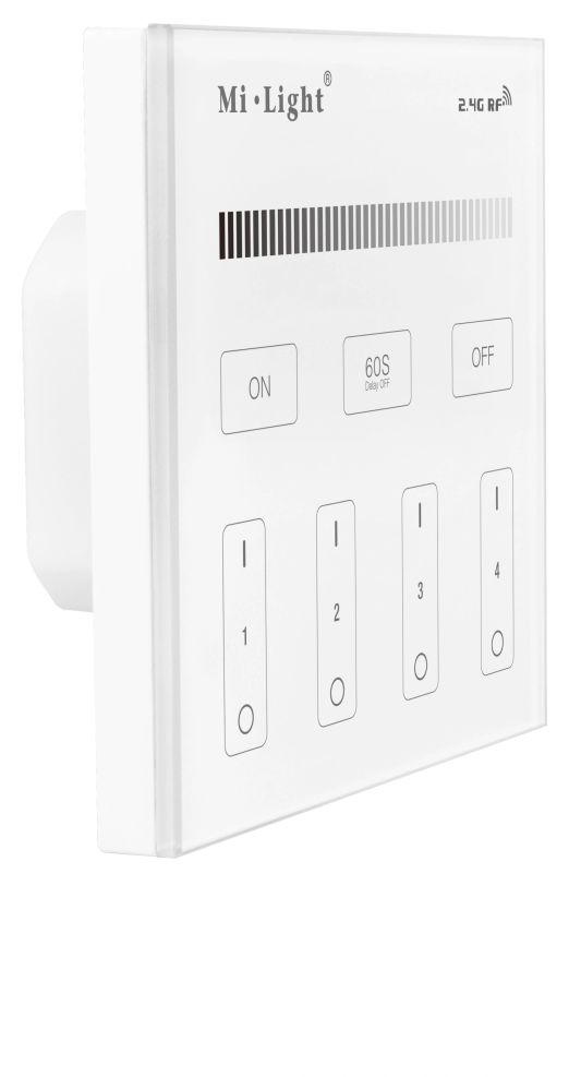 Milight 4-zone een kleur afstandsbediening paneel touch stroom