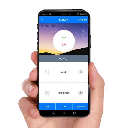 Milight starterspakket 6: 3x E27 Dual White Wifi lamp met Wifi module Ibox2