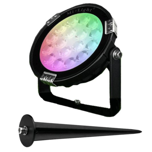 Milight WIFI LED tuinspot/schijnwerper RGBWW - 9 Watt