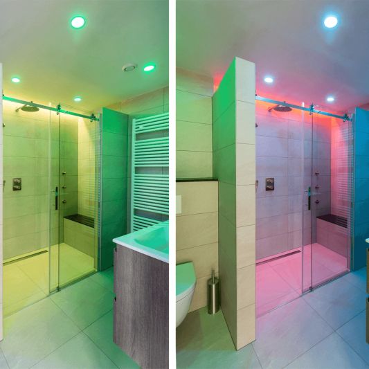 Milight WIFI set RGBWW inbouwspots mét Wifi module - 6 Watt