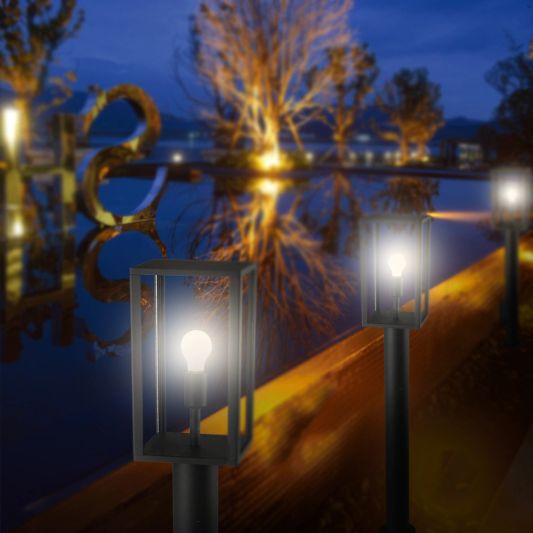 Moderne staande lamp voor buiten met E27 Milight slimme verlichting led lamp