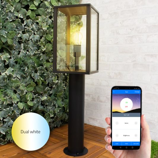 Moderne staande lamp voor buiten met E27 Milight slimme verlichting led lamp