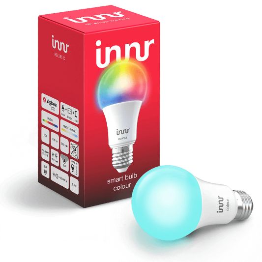 Slimme Innr LED lamp E27 fitting in White and Color te bedienen via de Hue app