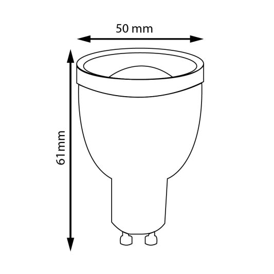 Voordeelset van 2 slimme Innr LED spots met GU10 fitting - White and Color