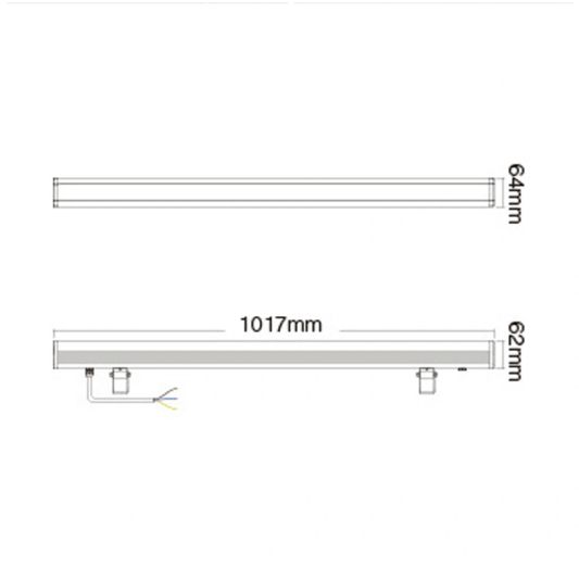 Wifi LED RGBWW wall washer 24 Watt