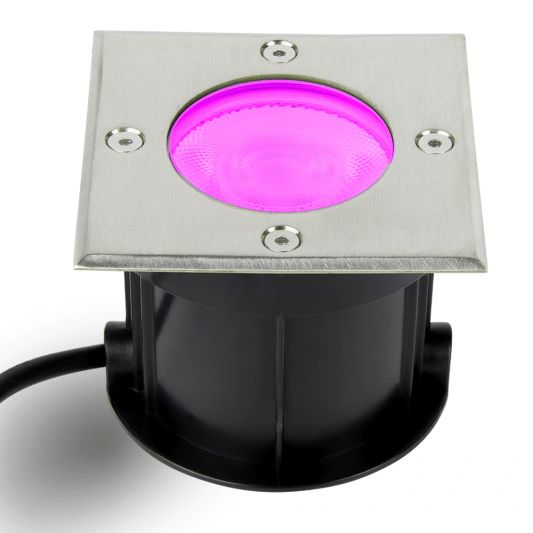 Zigbee inbouw grondspot voor buiten 6W - Alle kleuren en wittinten - Recht