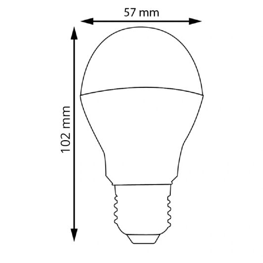 Zigbee lamp RGBWW 6W E27 fitting